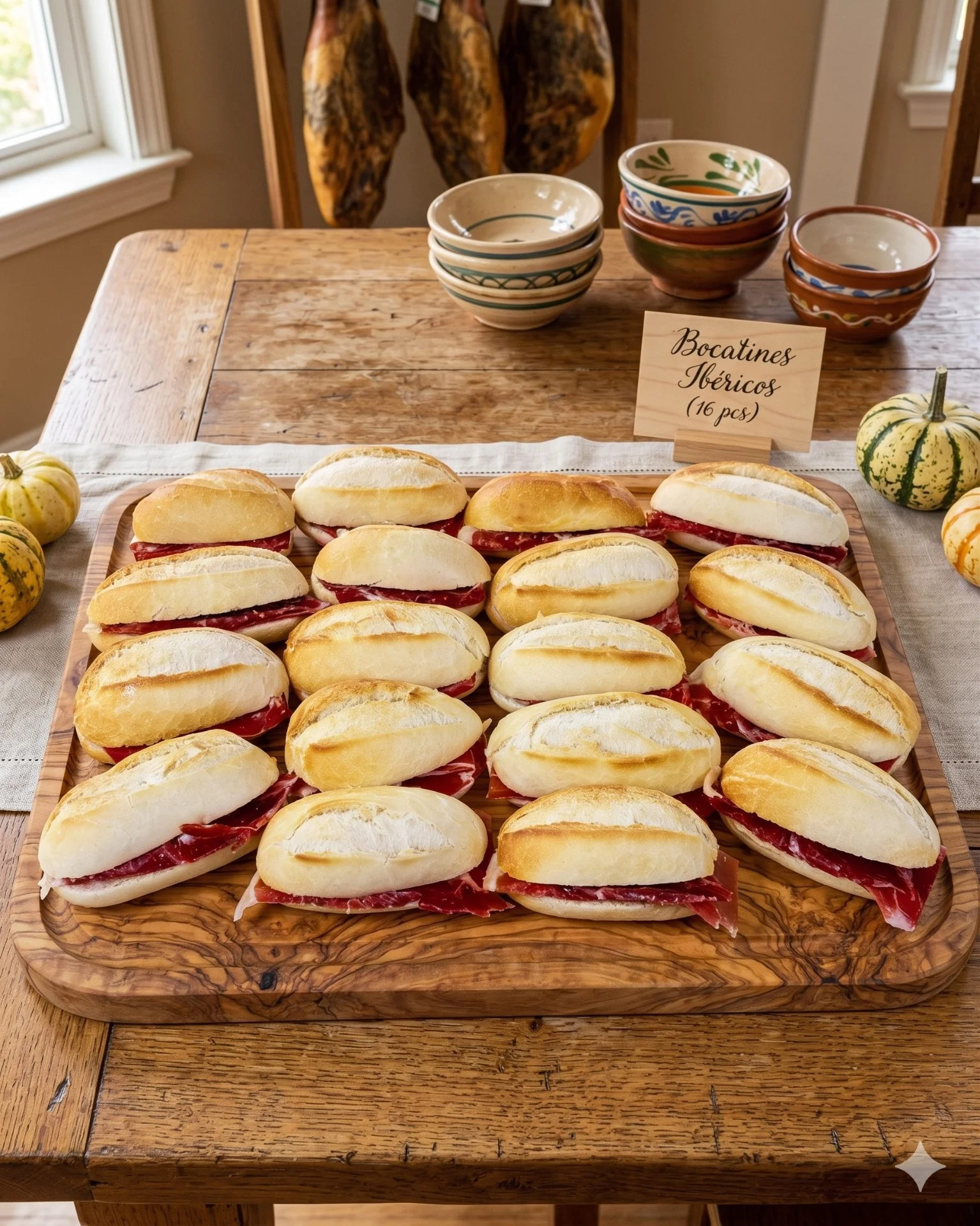 Chapatinas de Jamón