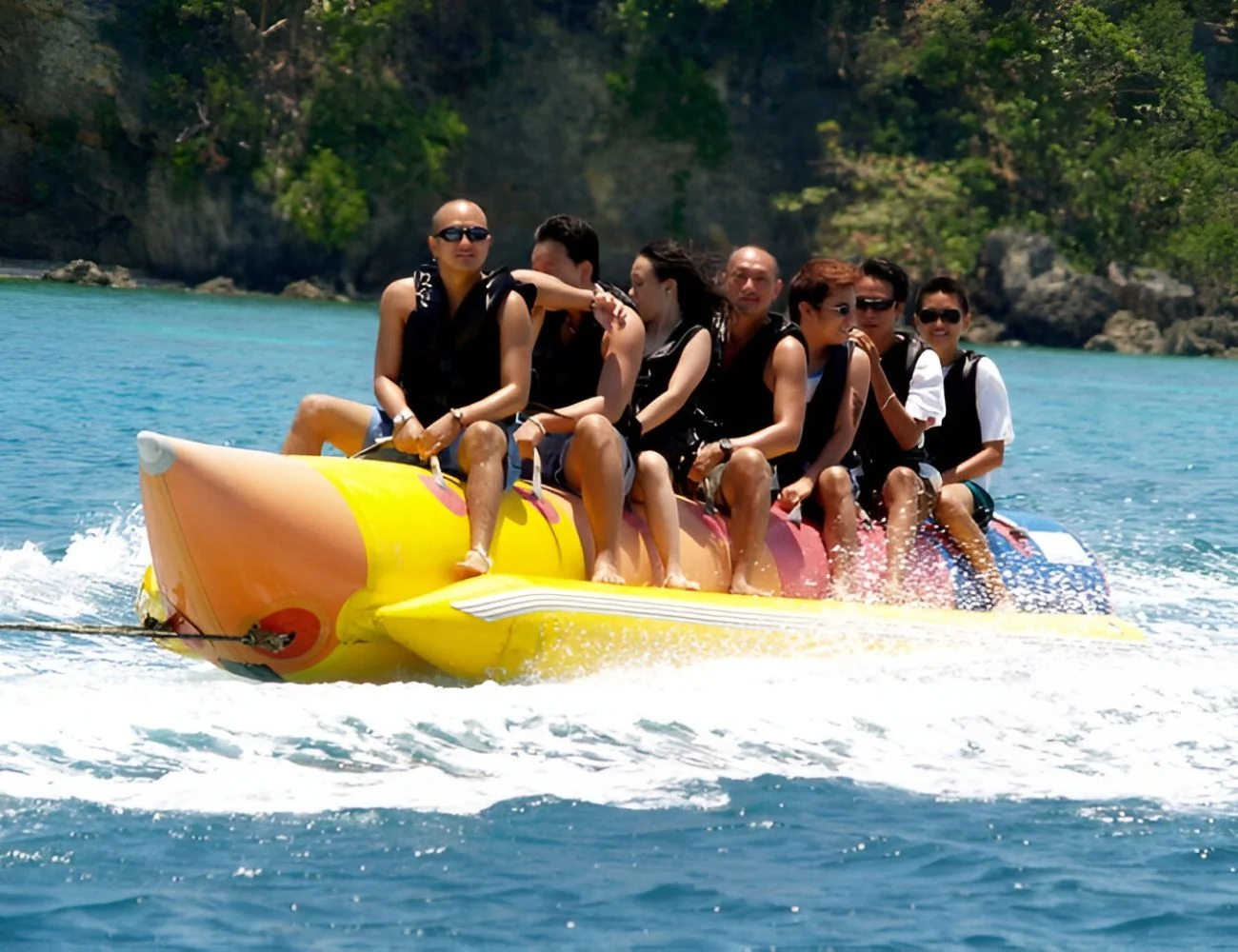 BANANA BOAT CON COMIDA