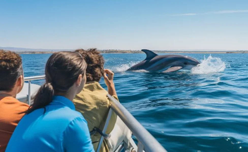 Paseos en barco con avistamiento de delfines en Albufeira