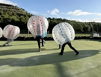 Gymkana con burbujas