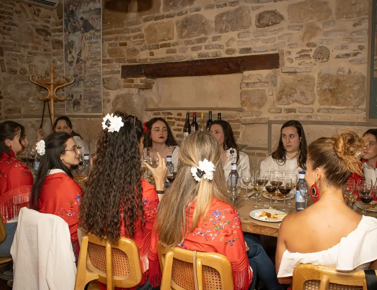 Cata de flores comestibles con maridaje de vino